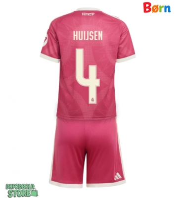 Real Madrid Dean Huijsen #4 Replika Babytøj Tredje sæt Børn 2026-27 Kortærmet (+ Korte bukser)